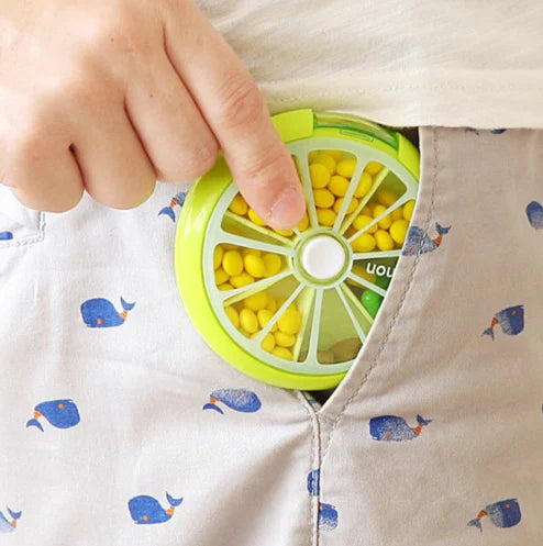 7 Compartments Portable Pill Case