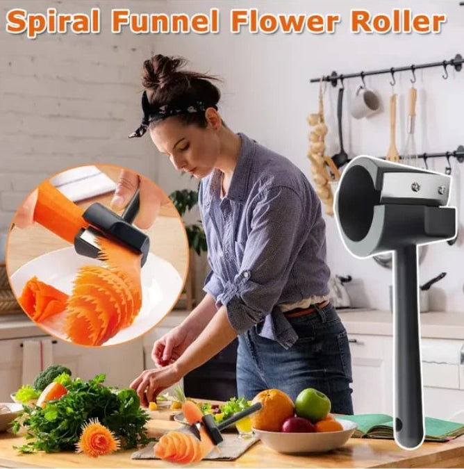 🔥Daily Promotion✨ Spiral Funnel Flower Roller