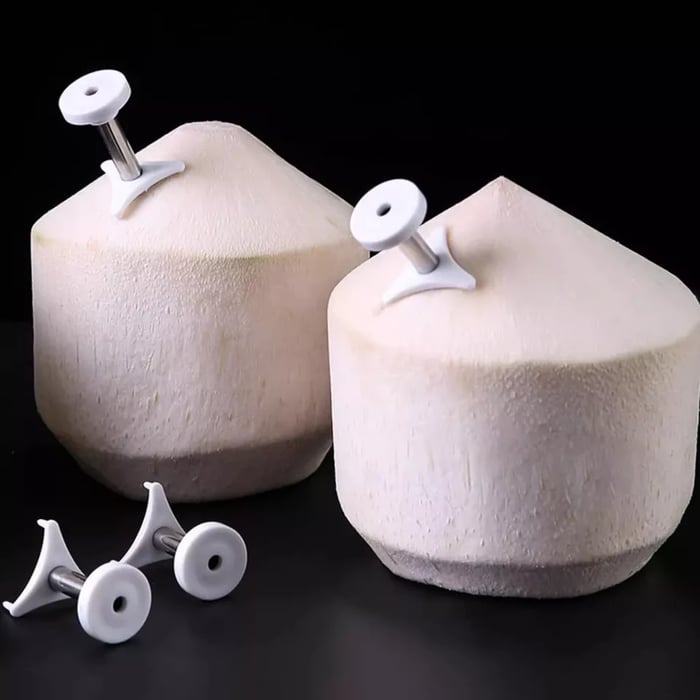 Stainless steel coconut opener