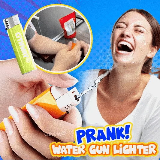 Fun Water Squirting Lighter Prank Toy