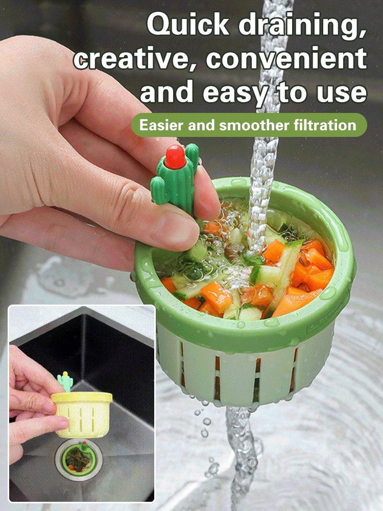 Cactus sink filter basket