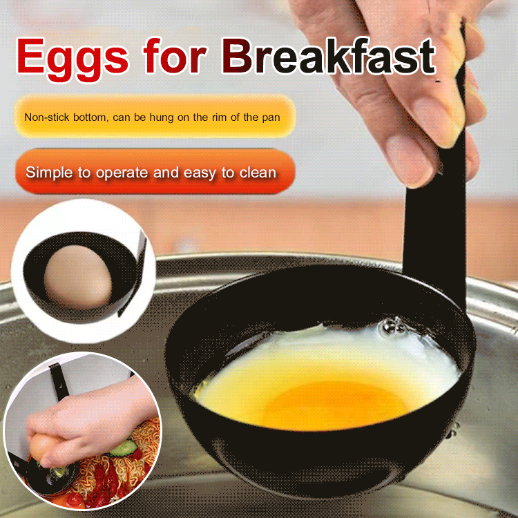 Stainless steel egg cooker with hook