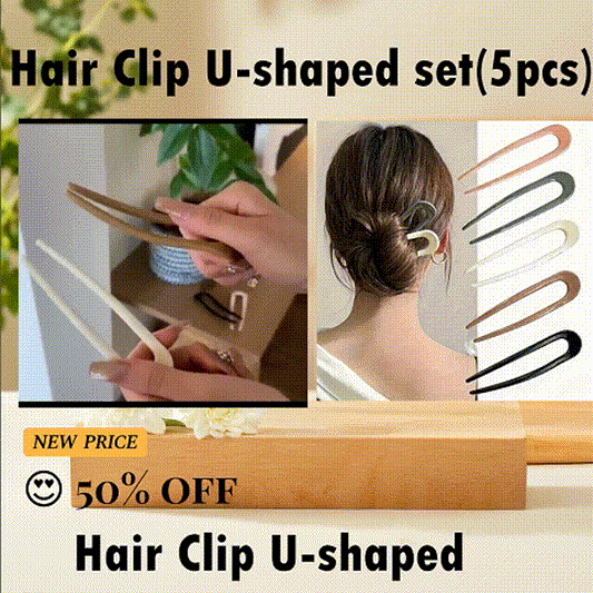 5Pcs Set U-shaped Hair Clip