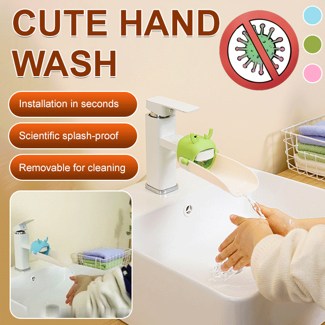 Cute faucet extender Handwashing Wizard