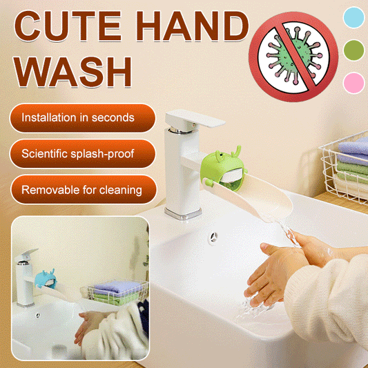 Cute faucet extender Handwashing Wizard