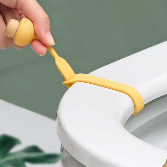 Silicone toilet lid lifter