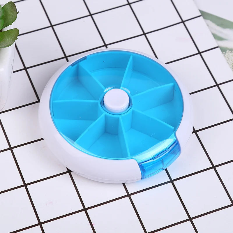 7 Compartments Portable Pill Case