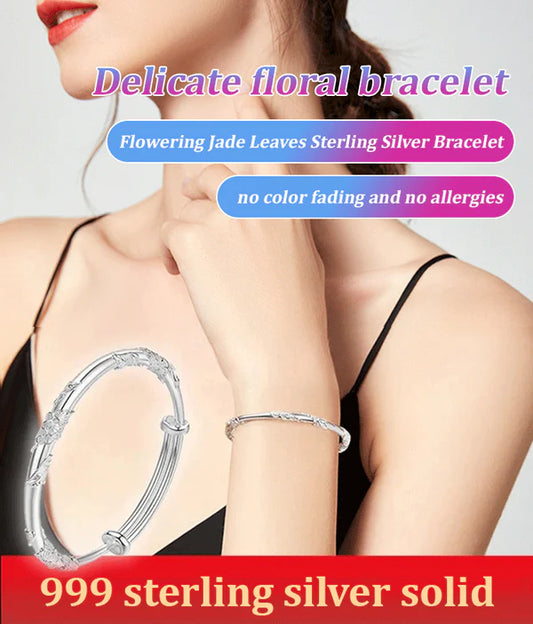 Delicate floral bracelet