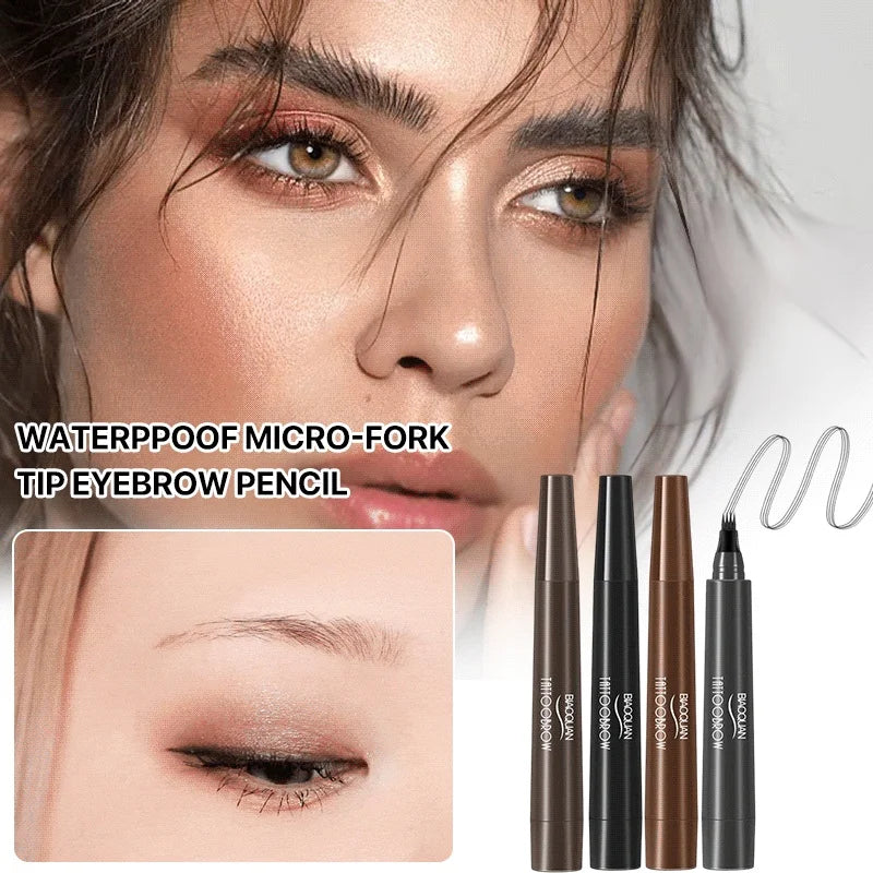 Waterproof and sweat-proof four-pronged eyebrow pencil🎁