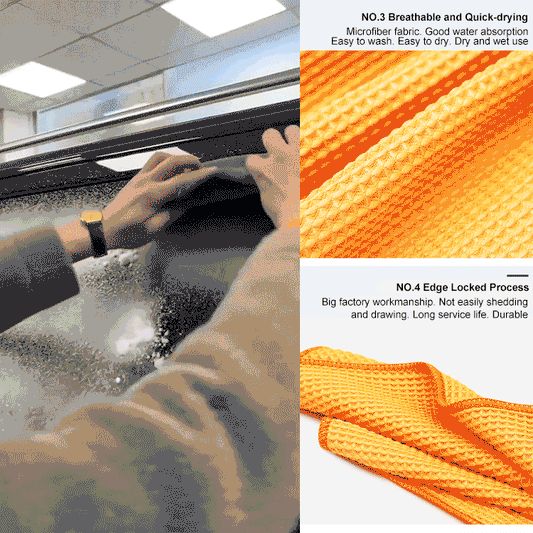 High-density special glass cloth for car washing