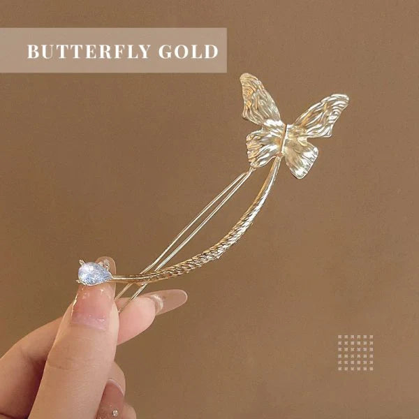 ⭐2024 Elegant pearl curved hair clip