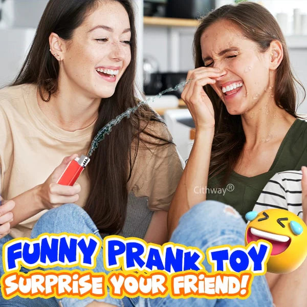 Fun Water Squirting Lighter Prank Toy