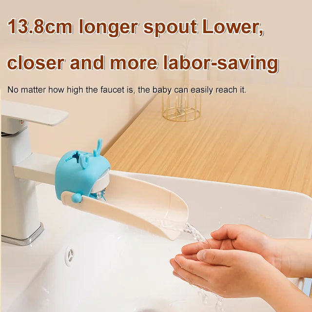 Cute faucet extender Handwashing Wizard
