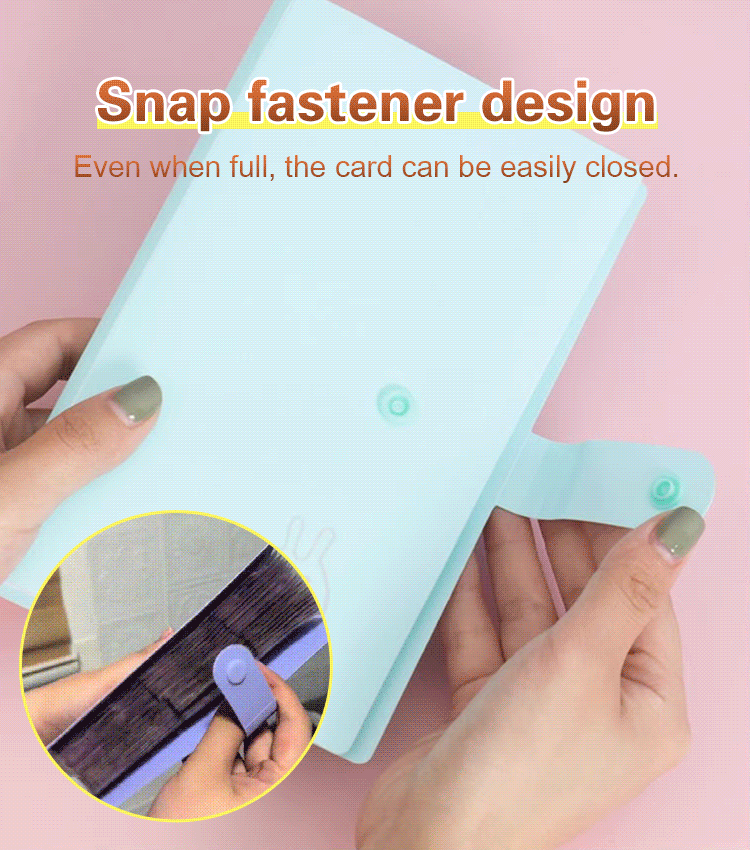 Button-style coin holder booklet