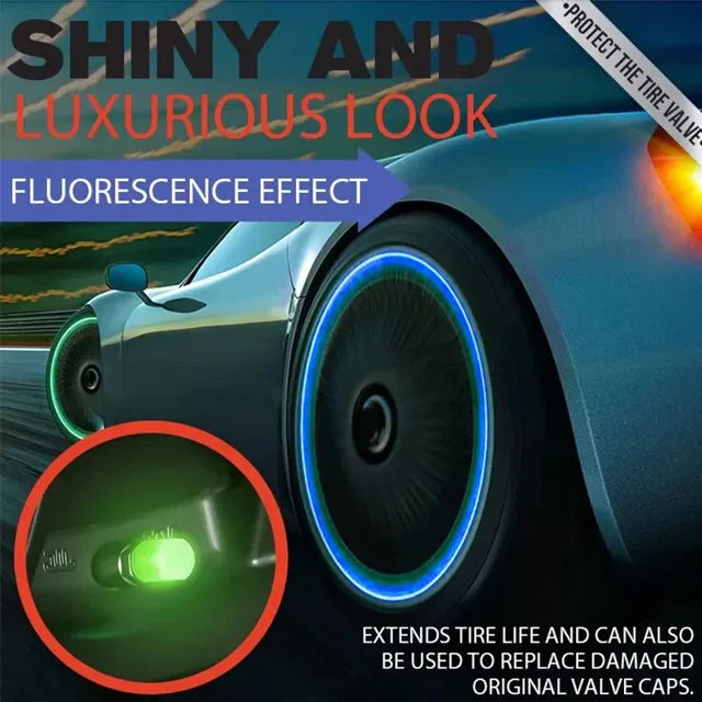 😍 45% Off 🔥Fluorescent Tire Valve Caps
