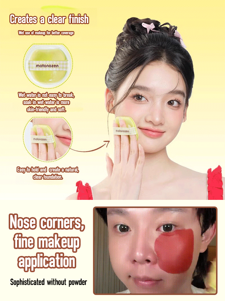 Wet and dry makeup puff（pack of 4 ）