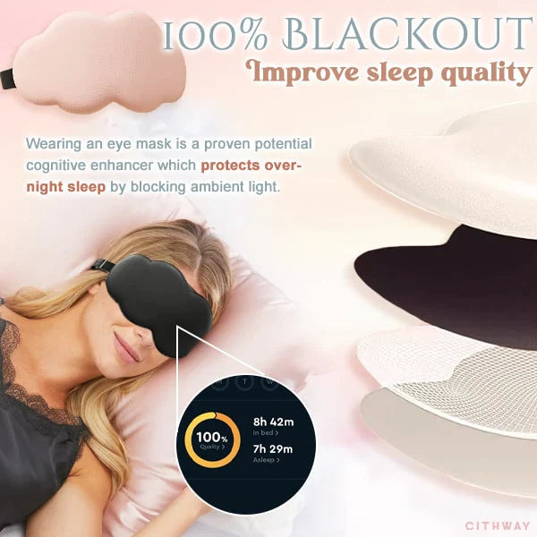 Cloud-soft Deep Sleep Cushion Eye Mask