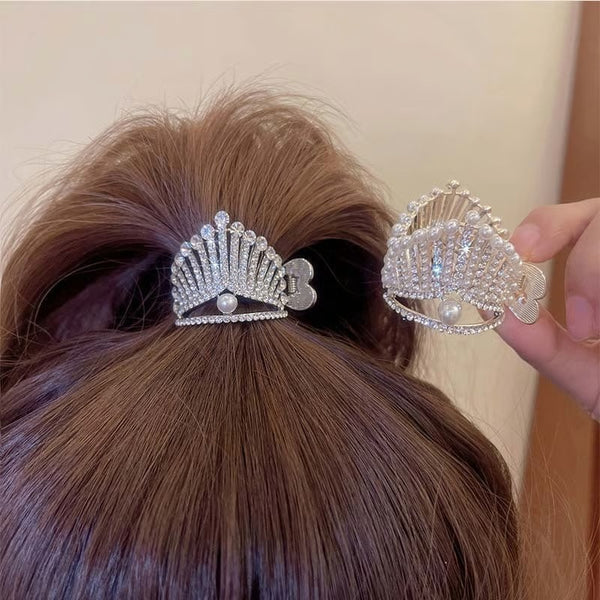 🌲Create noble and elegant temperament - 👑crown hairpin👑