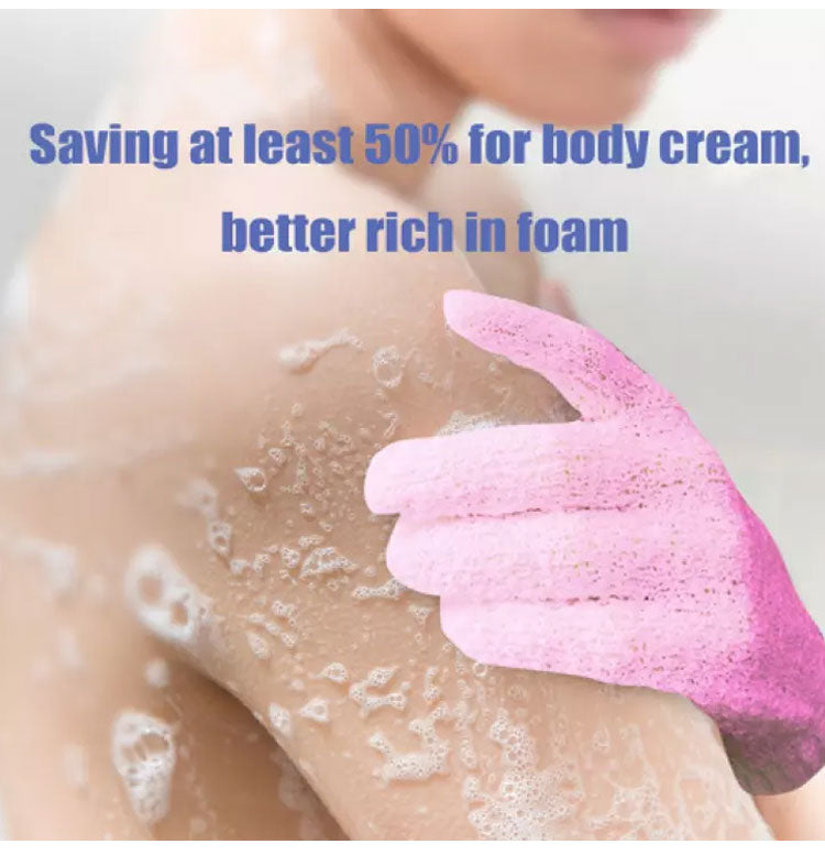 Finger Scrub Bath Gloves