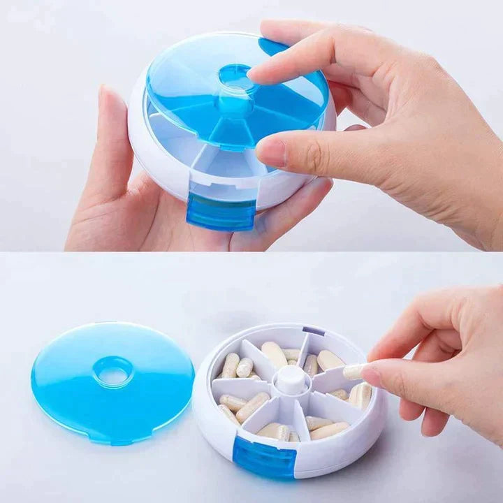 7 Compartments Portable Pill Case