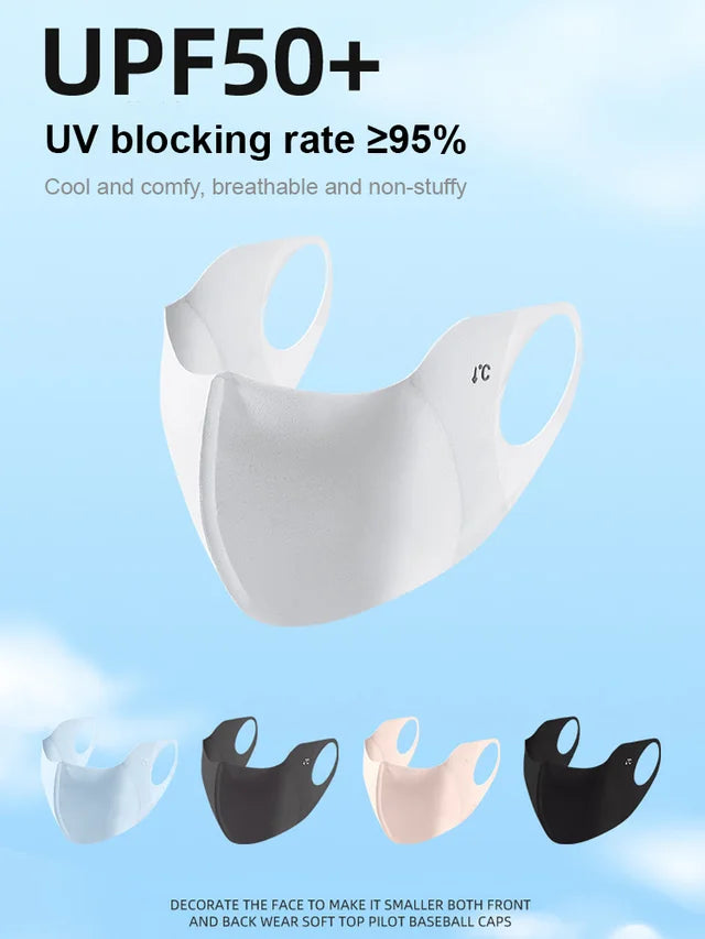 Composite 3D face slimming sunscreen mask