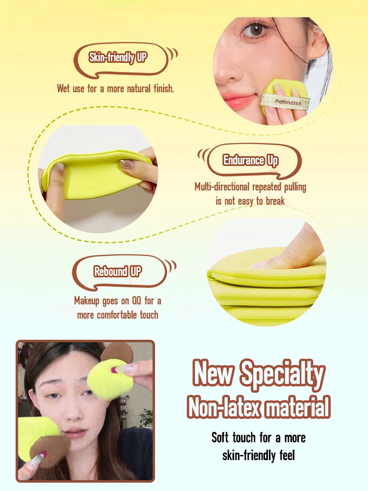 Wet and dry makeup puff（pack of 4 ）