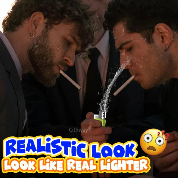 Fun Water Squirting Lighter Prank Toy