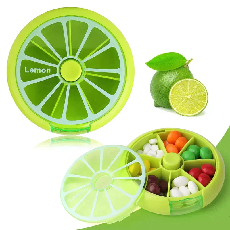 7 Compartments Portable Pill Case