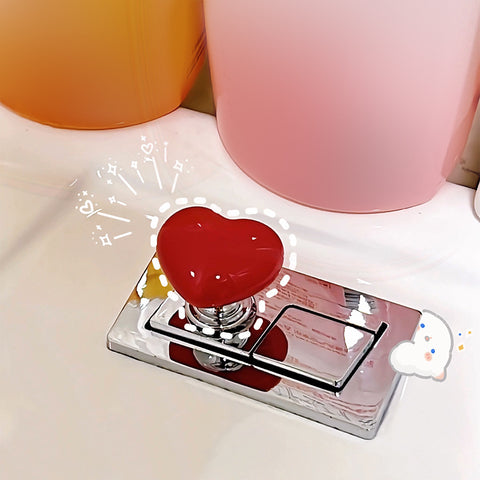 💕BEST DEAL💕Adorable Love-Heart Toilet Button
