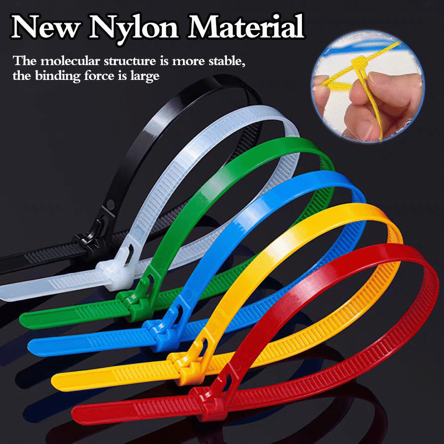 🧰Buckle Self-locking Premium Nylon Cable Wire Ties