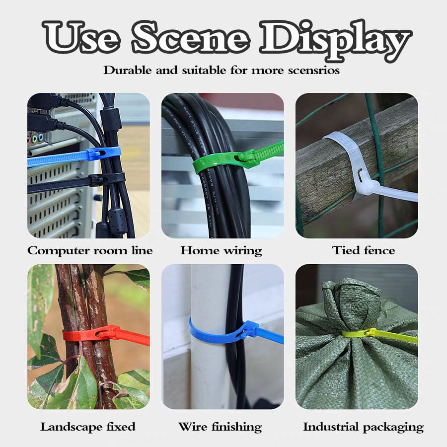 🧰Buckle Self-locking Premium Nylon Cable Wire Ties
