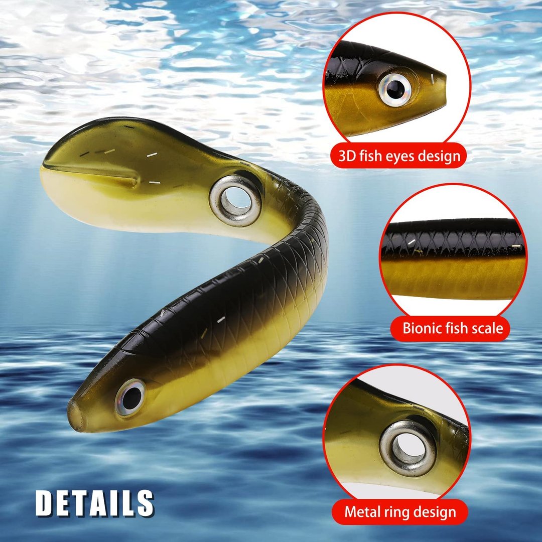 Soft Bionic Fishing Lure (3 Colors/Set)