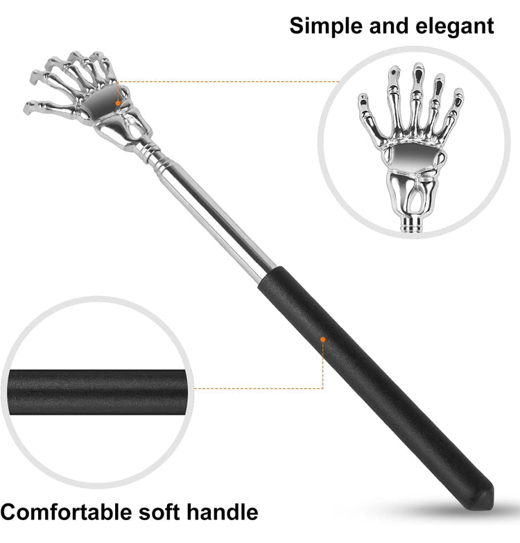 Stainless steel telescopic tickler