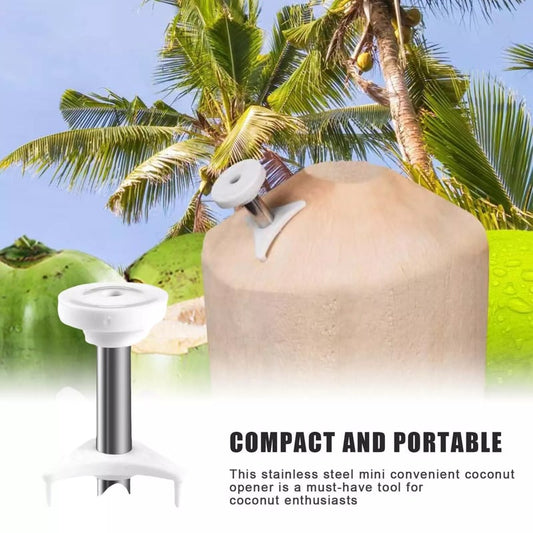 Stainless steel coconut opener