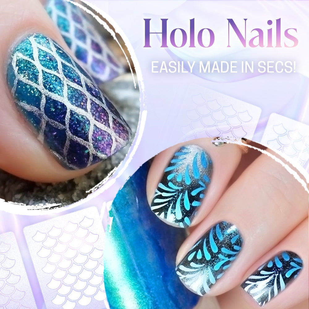 Galaxy Nail Art Stencil Sticker (24 pcs/set-144 Styles)