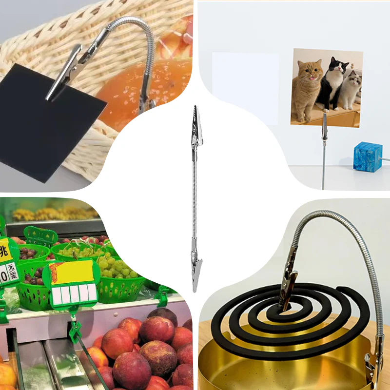 3Pcs Set Metal Double-Ended Alligator Clips