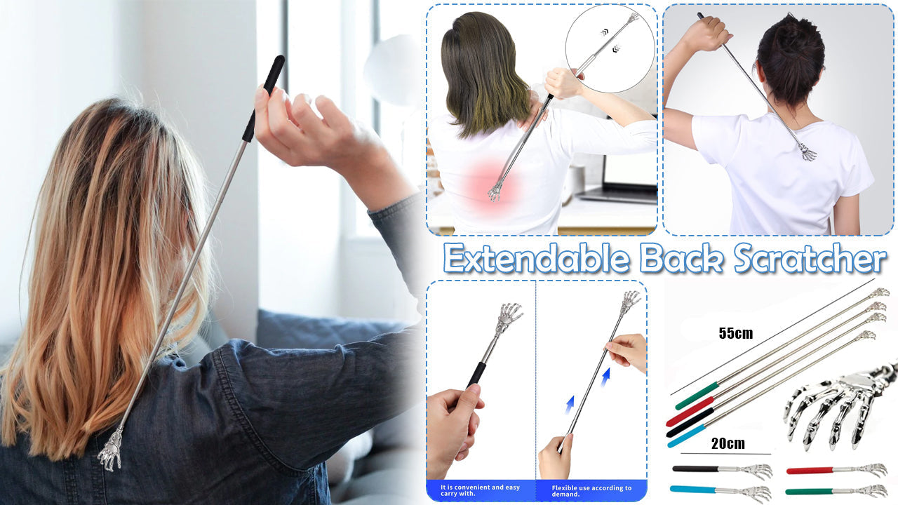 Stainless steel telescopic tickler